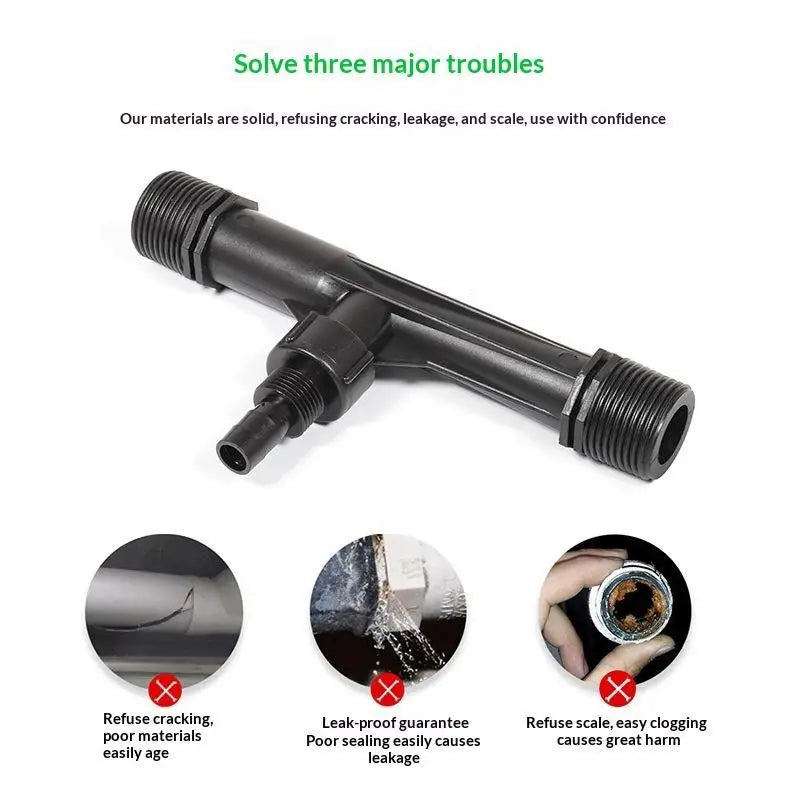 Venturi Fertilizer Injector | Leakproof, Heavy Duty, Multi-Size