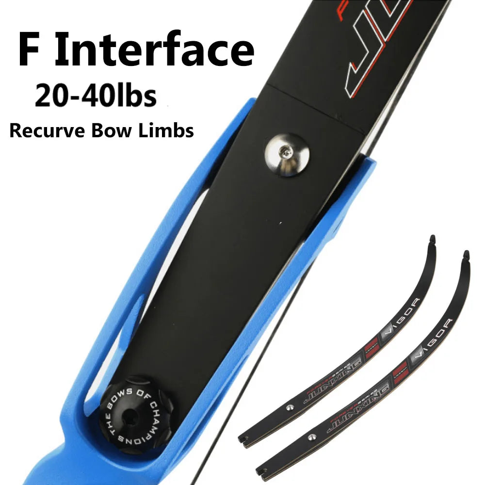 JUNXING Archery Bow Limb Universal F Interface 20-40lbs Professional