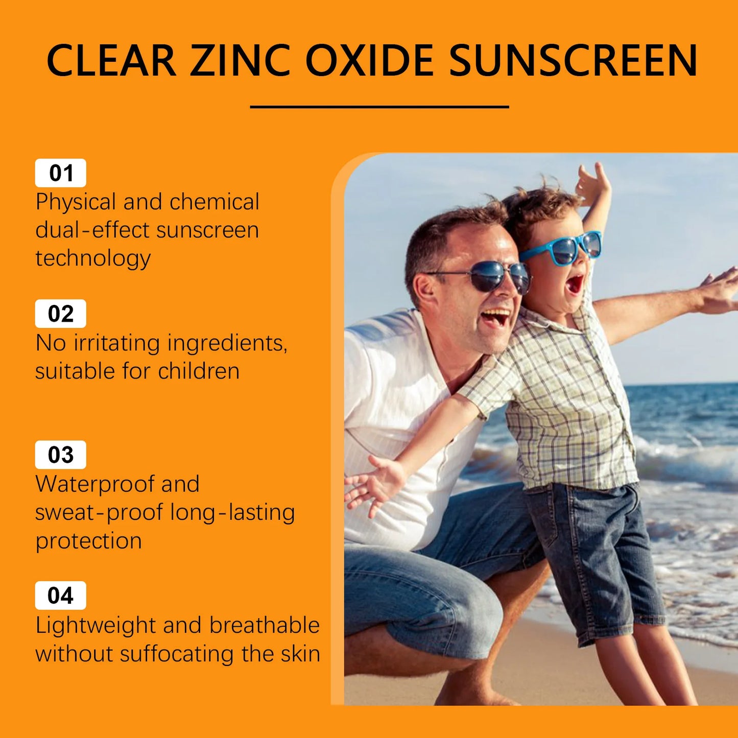 Wiieey SPF 50+ Kids Sunscreen Cream – Mild UVA/UVB Protection