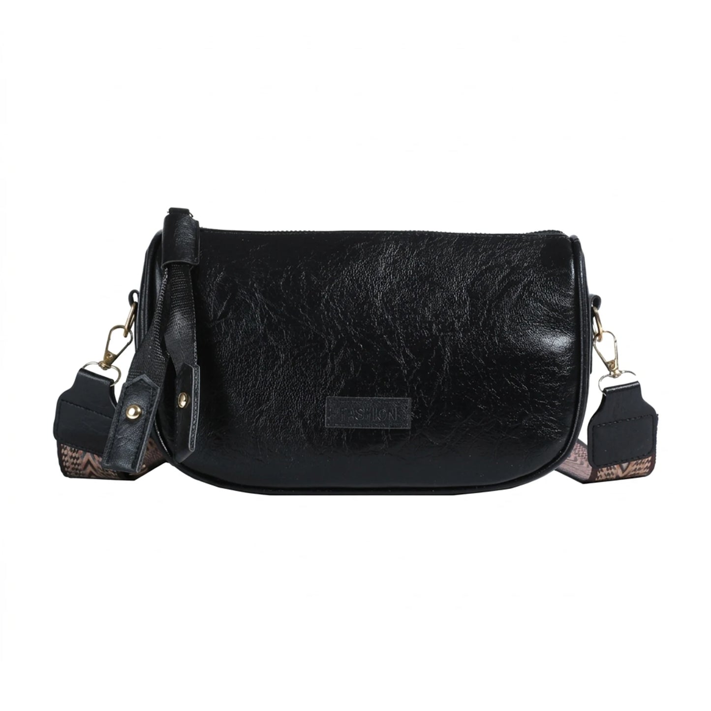 Women Bag Pillow Shape Shoulder Crossbody Handbag With Adjustable Strap Peaceful Pleasures Health and Wellness black