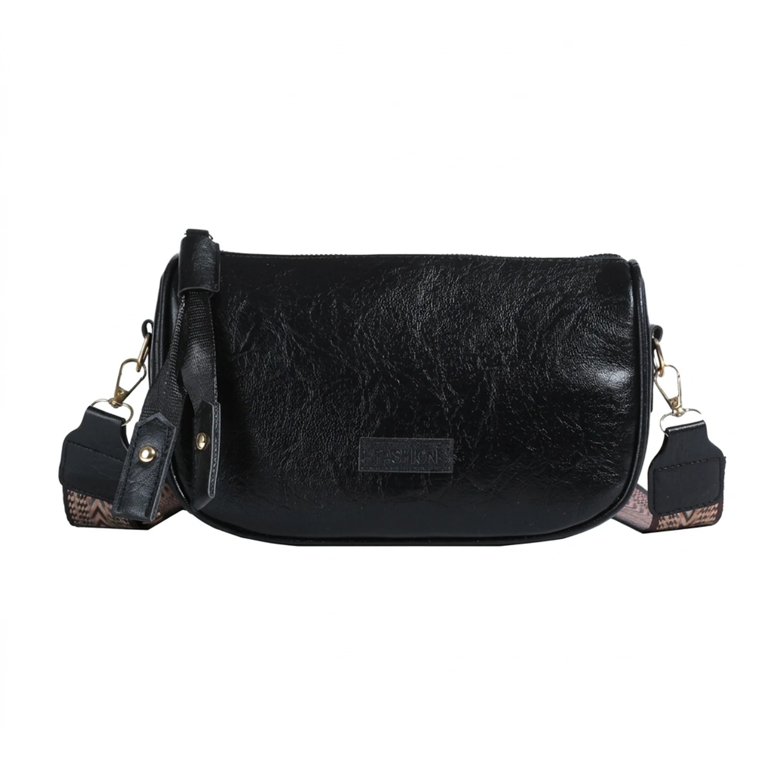 Women Bag Pillow Shape Shoulder Crossbody Handbag With Adjustable Strap Peaceful Pleasures Health and Wellness black