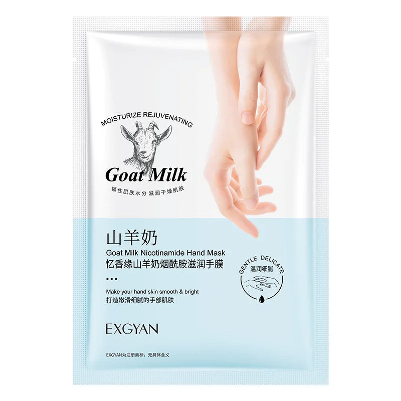 Goat Milk Hand Masks 10 Pairs – Anti-Aging & Moisturizing