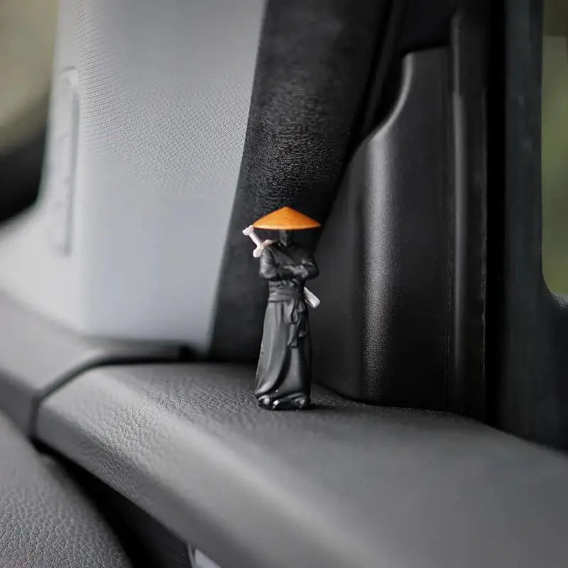 Samurai Mini Figures Set of 4 | 50mm PVC Warrior Desk Decor