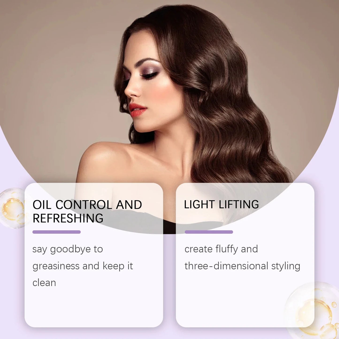 HOEGOA Curly Hair Mousse – Anti-Frizz, Volume & Strong Hold 100ml