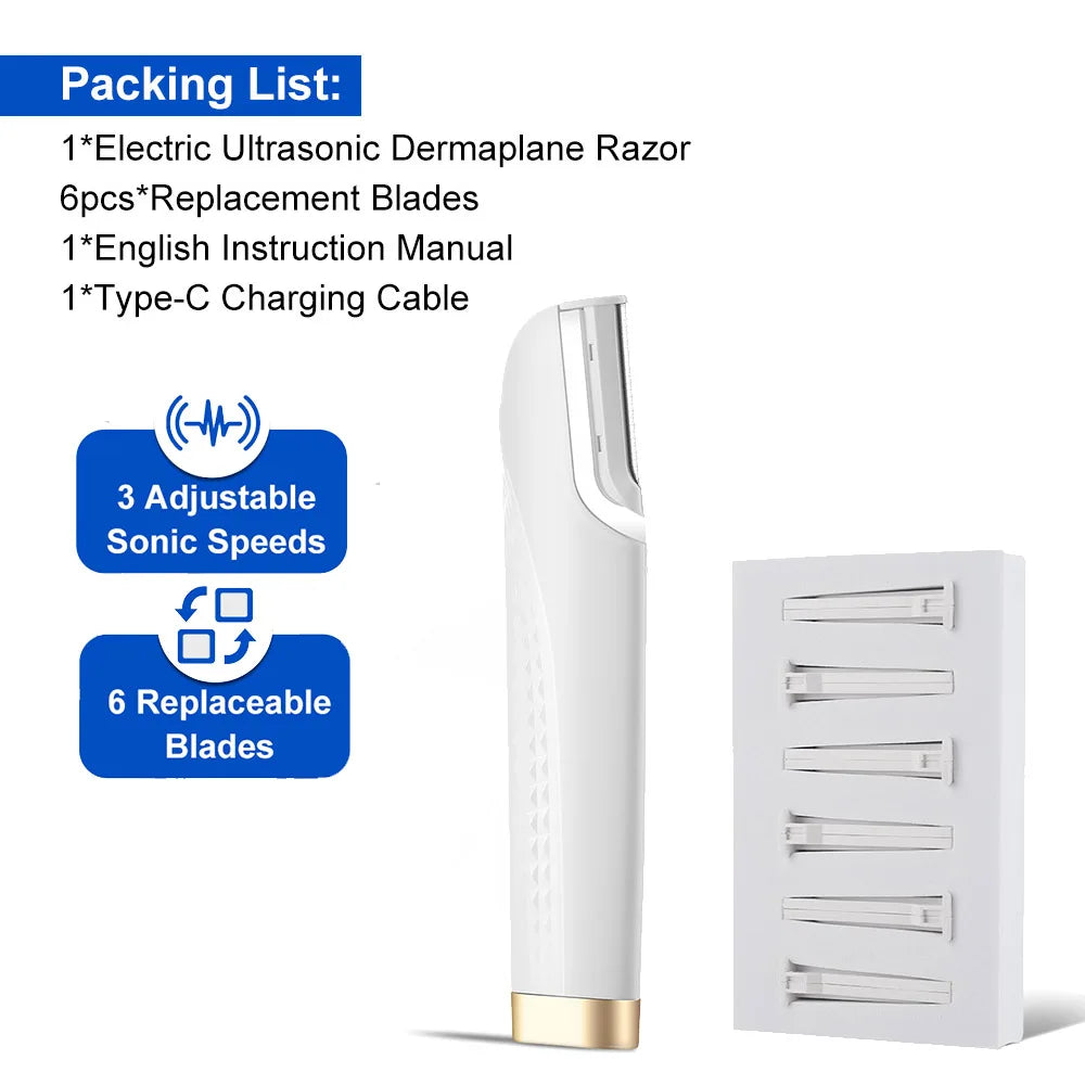 Electric Mini Razor Hair Remover for Ladies Painless Bikini Trimmer Safe Shaver for Leg Arm Armpit Intimate Area Female Epilator Peaceful Pleasures Health and Wellness Type 2