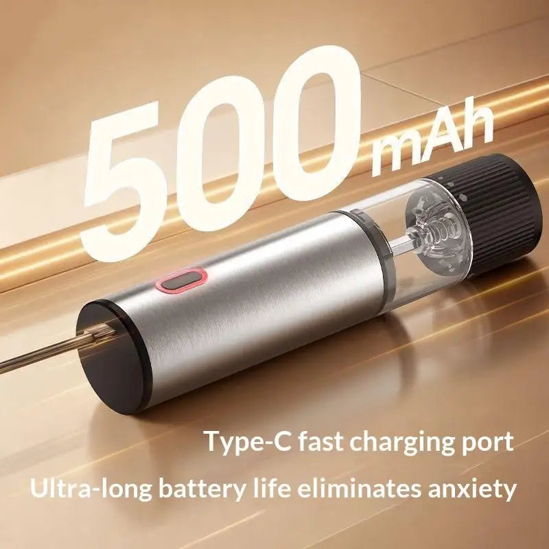 Electric Salt & Pepper Grinder – Rechargeable Adjustable Mill