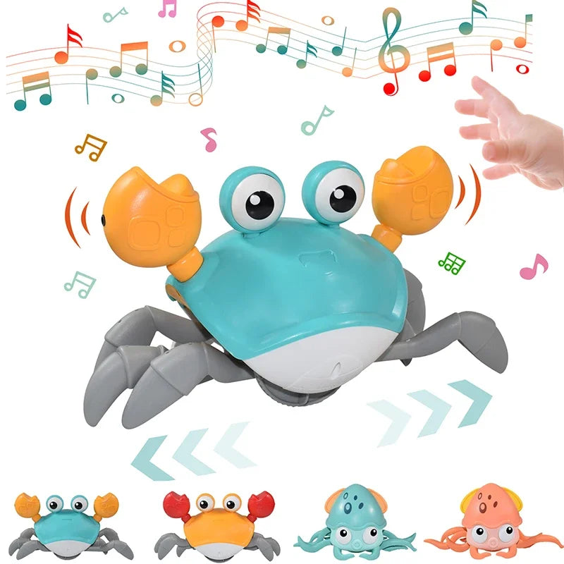Dancing Crab Crawling Toy – Interactive Infrared Baby Toy Gift