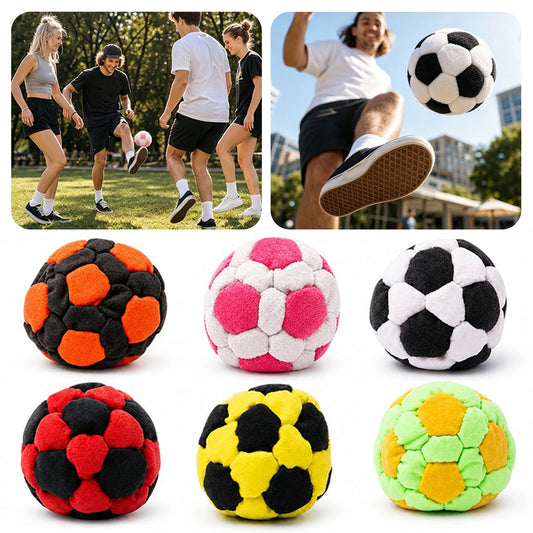 42 Panel XL Soccer Footbag – Hacky Sack Toy for All Ages Footbag Hacky Sack Peaceful Pleasures Health and Wellness