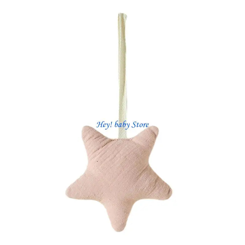 Cotton Baby Pacifier Holder Rattle Toy – Stroller, Crib & Car