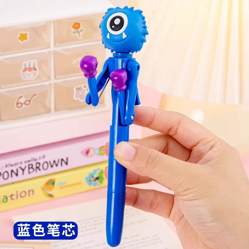 Funny Boxing Ballpoint Pen Blue Ink Creative Pumpkin Monster Santa