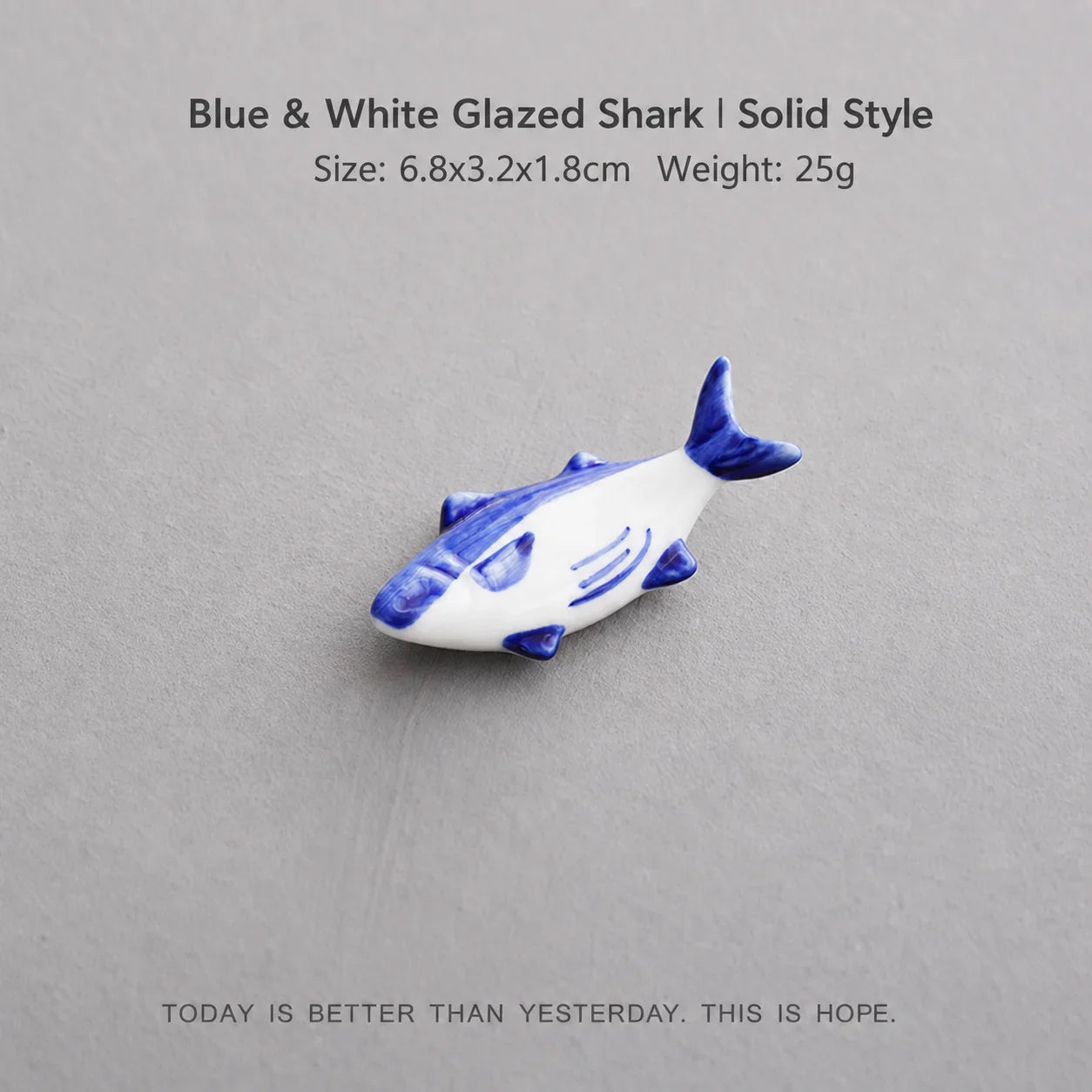 Ceramic Fish Chopstick & Pen Holder – Decorative Desk Ornament