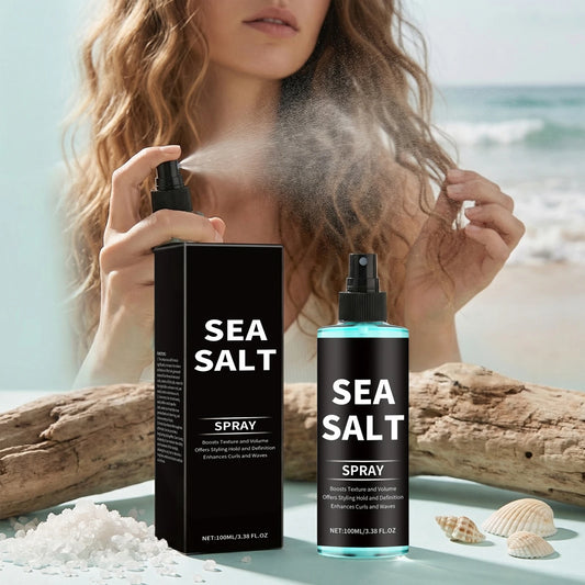 Sea Salt Hair Spray – Volumizing, Thickening & Texturizing Hair Styling Spray Peaceful Pleasures Health and Wellness 100ml Boxed X 8PCS