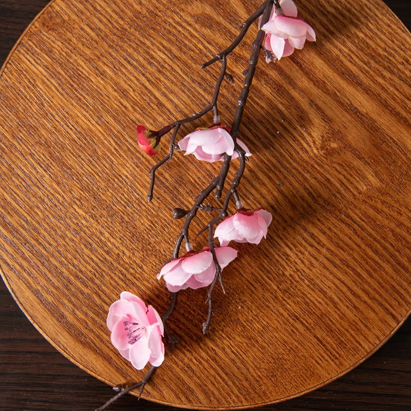 Silk Plum Blossom Artificial Flower Branch | Wedding & Home Decor