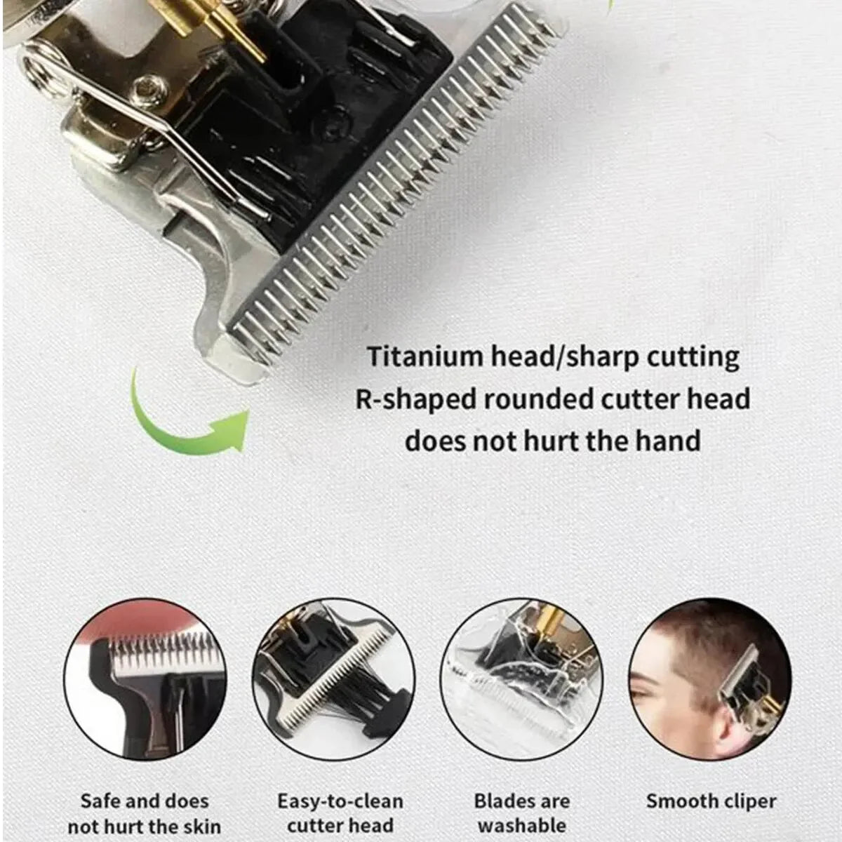 T9 LCD Electric Hair Clipper Oil Shaving Head Electric Pusher Carving Electric Shaver Rechargeble Hair Trimmer for Men Care Peaceful Pleasures Health and Wellness