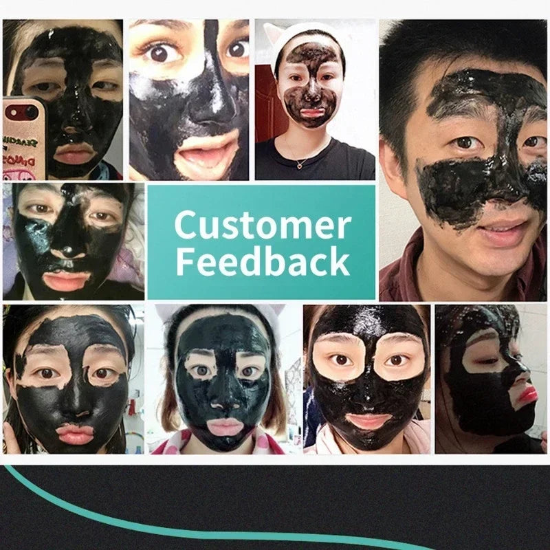 LANBENA Blackhead Remover Nose Black Mask Face Care Mud Peel Off Mask Skin Care 50g Peaceful Pleasures Health and Wellness
