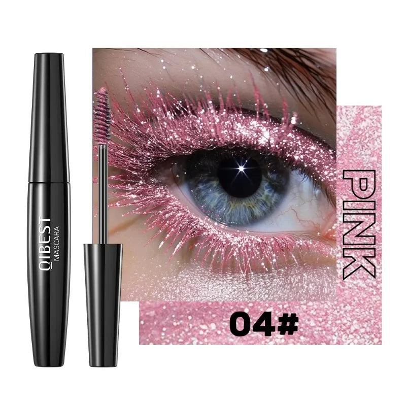 Snowflake Glitter Shimmer Mascara – Waterproof & Volumizing