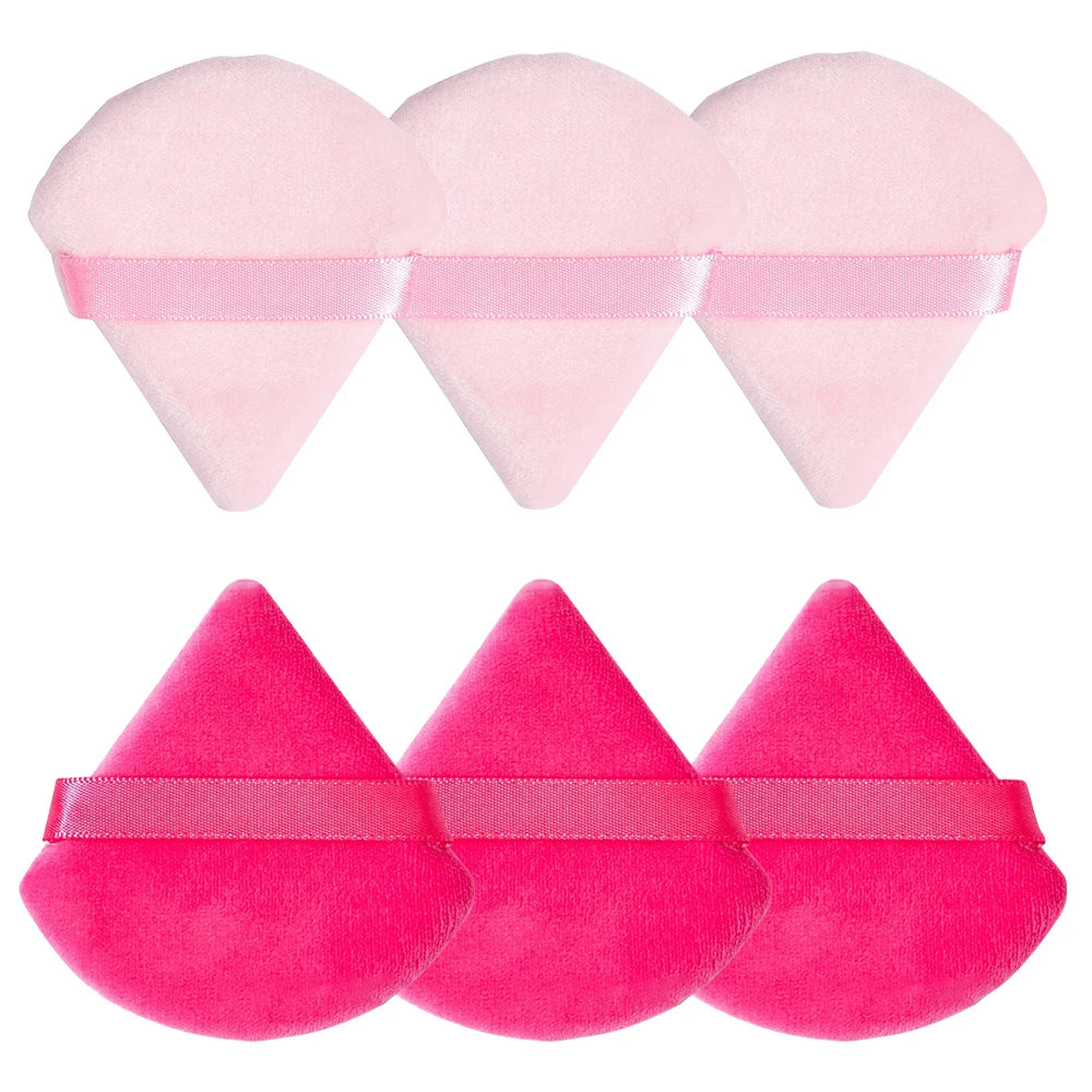 RUNTOIN Triangle Powder Puff Mini Finger Makeup Sponge 6-20 Pc
