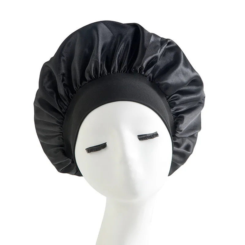 Satin Sleep Cap – Anti-Frizz Hair Protection Night Hat