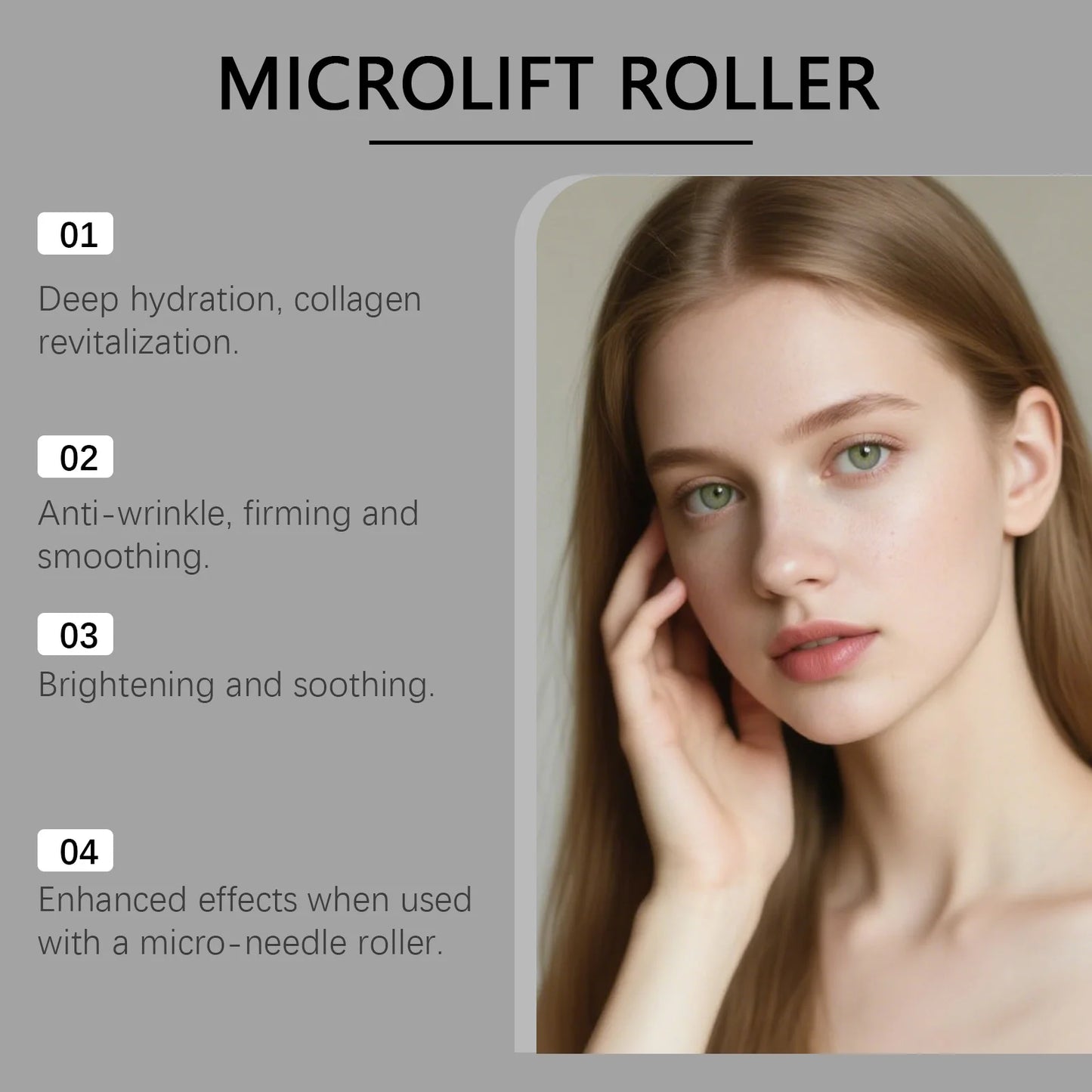 0.25mm Microneedle Hyaluronic Acid Essence Moisturizing Hydrating Brightening Tone Soothing Repairing Facial Skincare Essence Peaceful Pleasures Health and Wellness