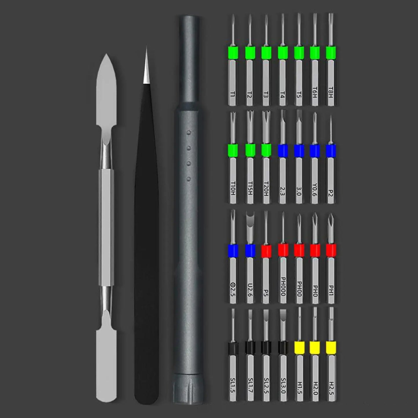 31-in-1 Precision Screwdriver Set – Electronics & Repairs Precision Screwdriver Set Peaceful Pleasures Health and Wellness
