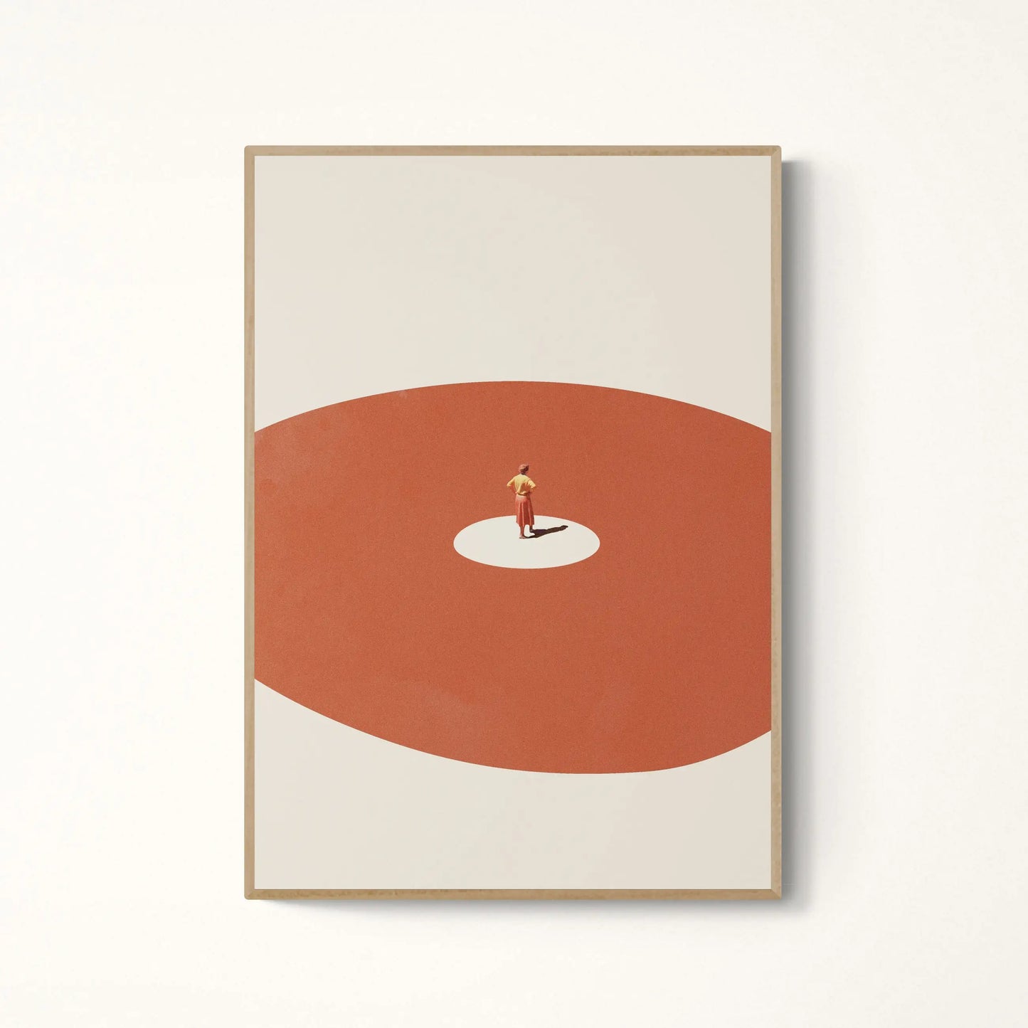 Abstract Modern People Philosophy Canvas Wall Art Print | Decor