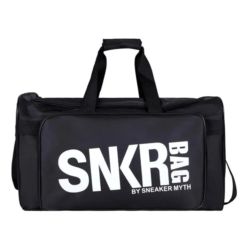 Large Capacity Multifunctional Sports Shoe Storage Travel Bag, Sports And Fitness Bag, Ball Bag, Racket Storage Clothing Storage Peaceful Pleasures Health and Wellness White text