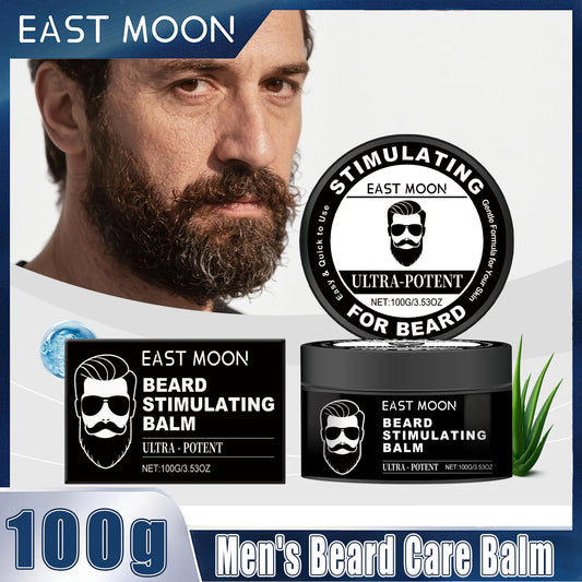 Men's Beard Balm – Vitamin E & Aloe Softening Cream | 100g Beard Balm Peaceful Pleasures Health and Wellness Default Title