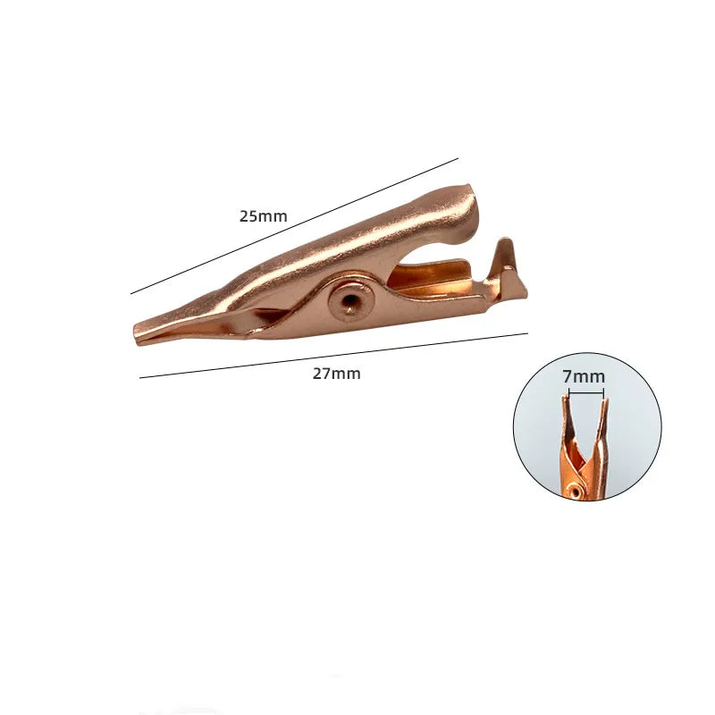 5PCS/LOT Pure copper alligator clip Flat-mouthed small copper clip Without toothed small copper clip Peaceful Pleasures Health and Wellness