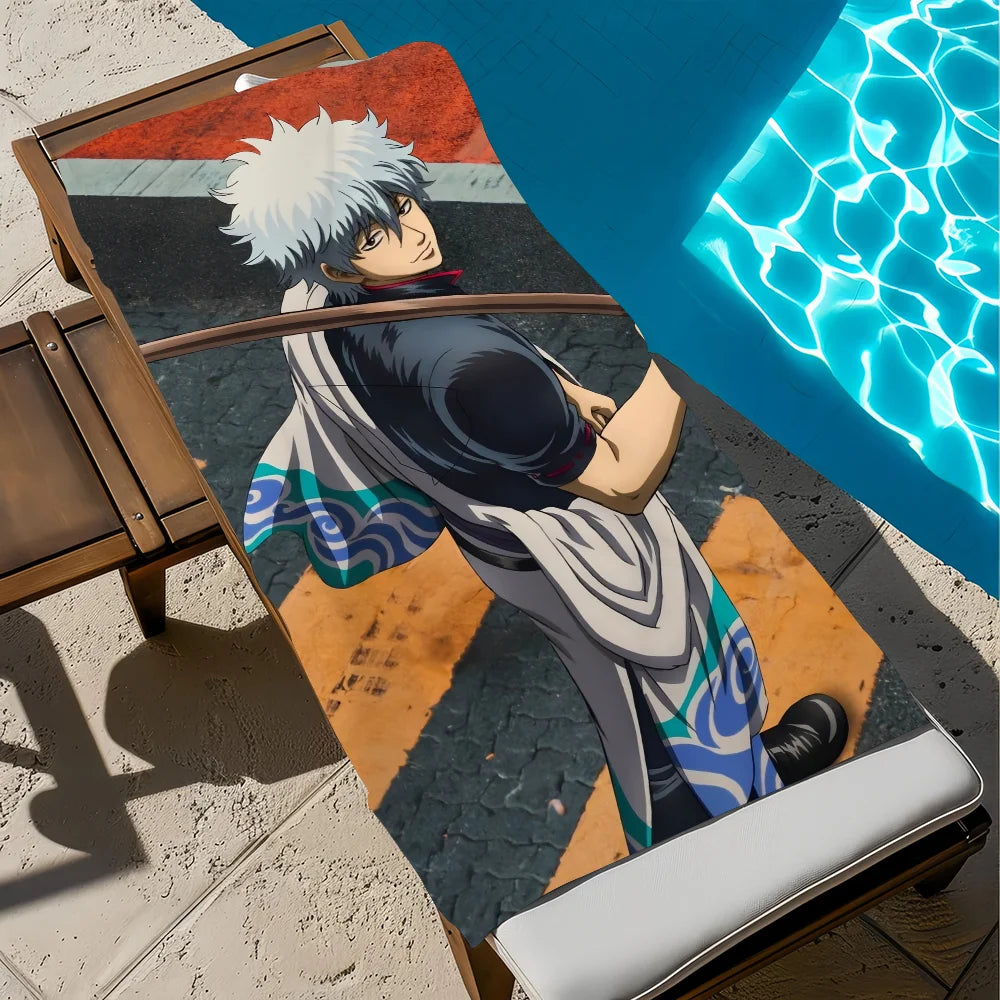 Gintama Anime Beach Towel – Quick Dry, Soft, Multi-Size