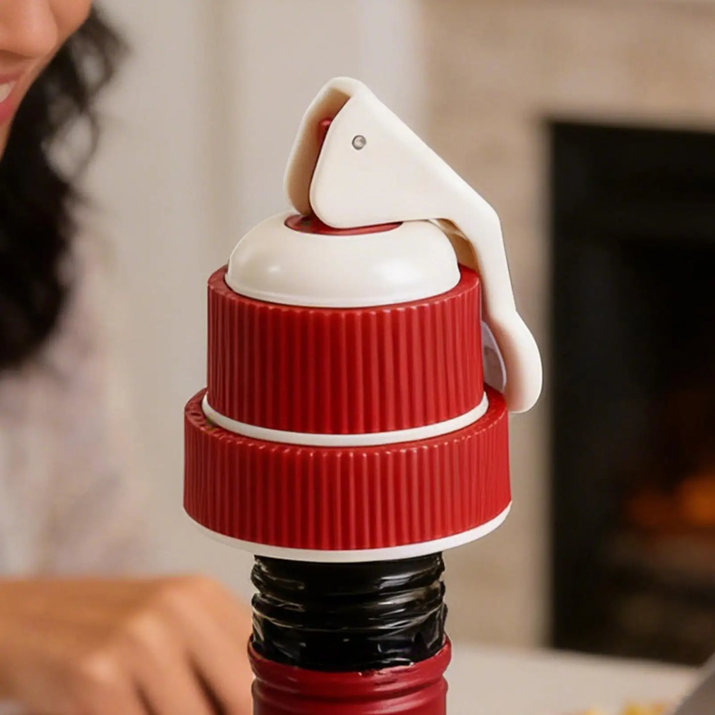 Bottle Stopper Beverage Preserver With Time Scale Record Wine Cork Stopper For Home Christmas Kitchen Dinner Parties Bar Family Peaceful Pleasures Health and Wellness