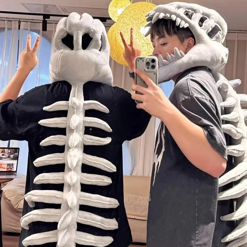 Dinosaur Skeleton Cosplay Costume | Halloween Party Prop