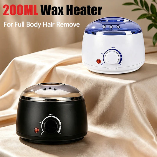 2026 200ML Hair Removal Tool Warmer Wax Heater Hands Feet Epilator Depilatory Paraffin Wax Machine Kit/Wax Beans/Wax Heater Peaceful Pleasures Health and Wellness