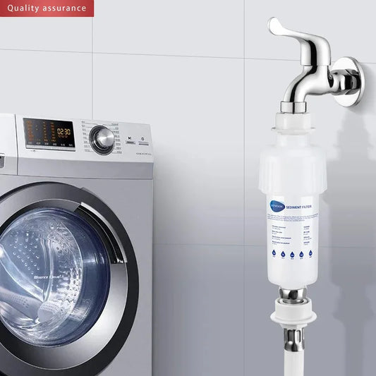 Household Small Front Water Purifier, Faucet, Washing Machine, Toilet, Sediment And Rust Removal Water Filter, Pp Cotton Filter Peaceful Pleasures Health and Wellness
