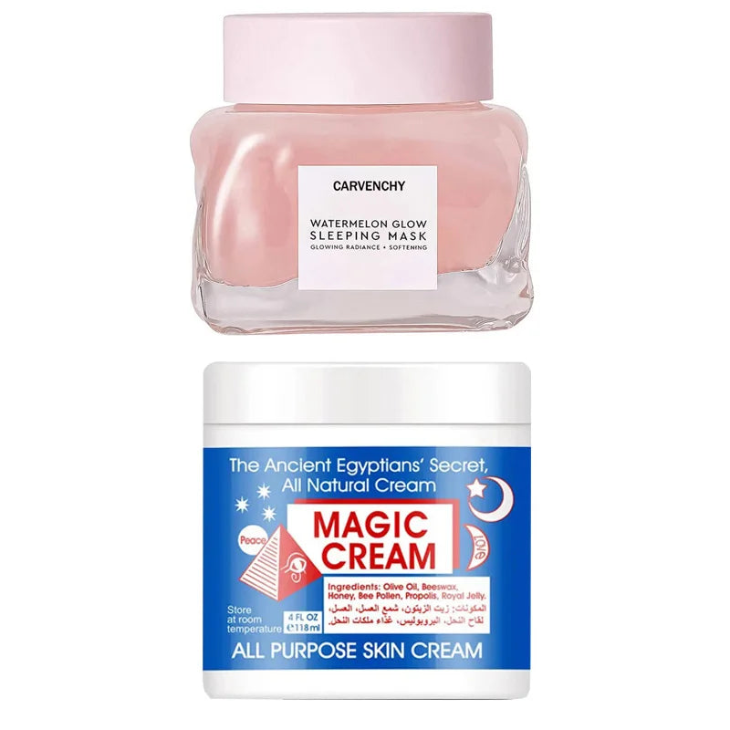 Watermelon Overnight Sleeping Mask – Hyaluronic Acid & AHA