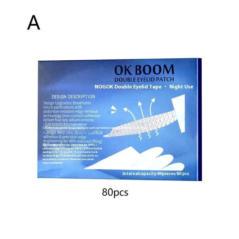 Sleep Memory Double Eyelid Stickers – 40/80 Pcs Invisible Tape