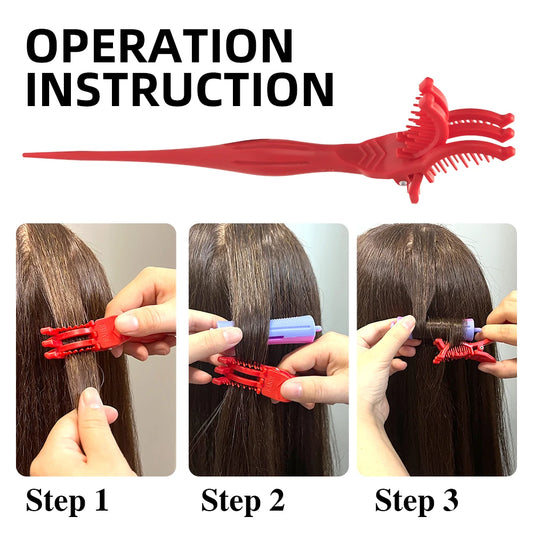 Professional Curling Comb - High-Temperature Curling Tool for Salon Hairstylists - Essential Hair Styling Brush for Perfect Curl Peaceful Pleasures Health and Wellness