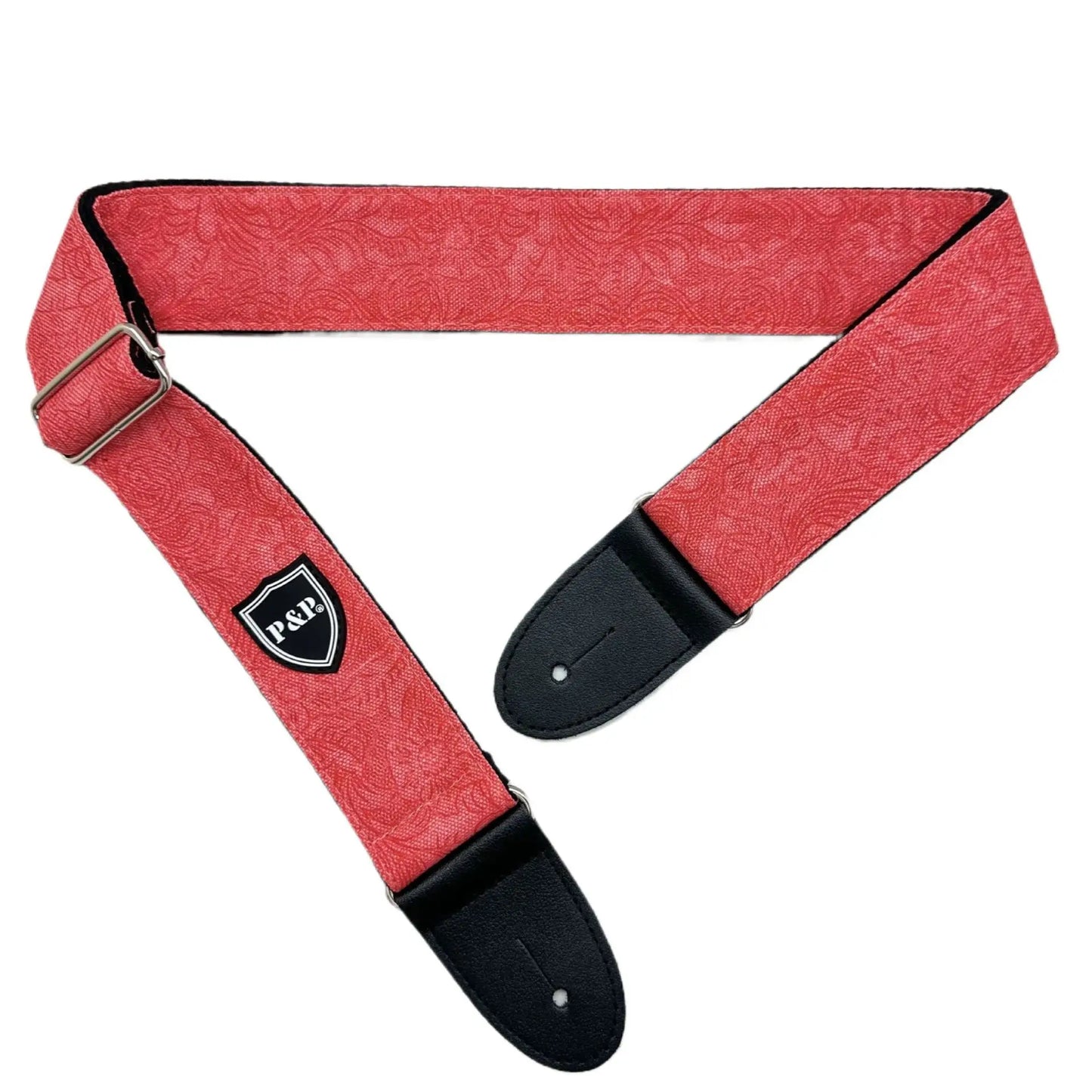 PP Guitar Strap Retro Denim Cotton Bakelite Universal Folk