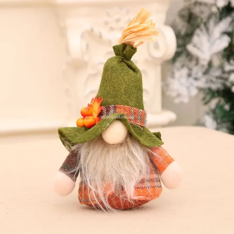 1pc Fall Gnome Autumn Gnome Pumpkin Sunflower Swedish Dwarf Thanksgiving Day Christmas Decor Nordic Gnome Land God Old Man Decor Peaceful Pleasures Health and Wellness
