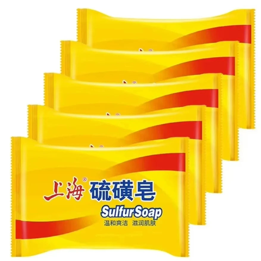 Shanghai Sulfur Soap Oil-Control Cleansing Bar | 3/5 Pack