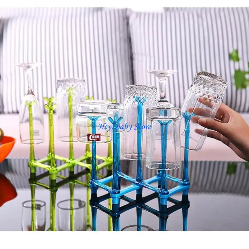 Baby Bottle Drying Rack with Tray – 7-Slot Countertop Holder