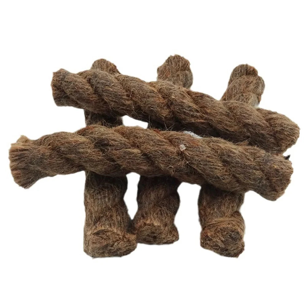Hemp Rope Fire Starters Wax-Infused Hemp Tinders Rope Weatherproof Fire Starters Kit For Outdoor Grills Camping Survival Tool Peaceful Pleasures Health and Wellness