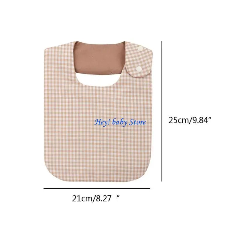 Floral Vintage Double-Sided Cotton Baby Bib for Newborns