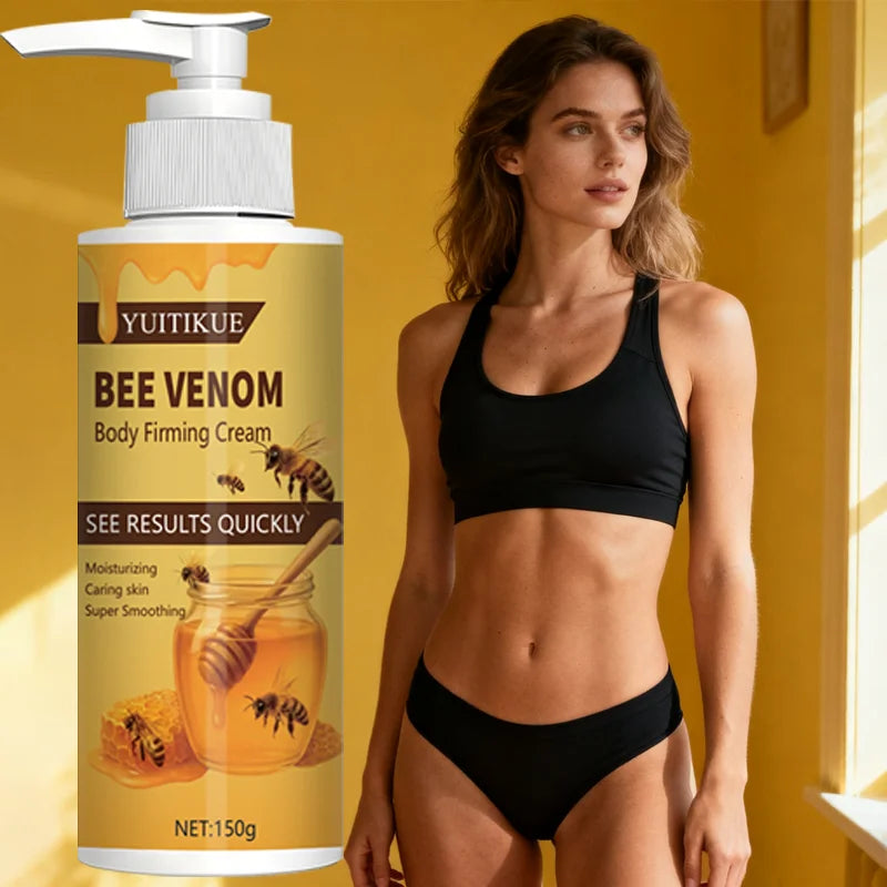 Bee Venom Body Firming Cream 150g - 7 Day Sculpting Results, Firms & Moisturizes Arms Waist Legs, Glossy Skin Peaceful Pleasures Health and Wellness