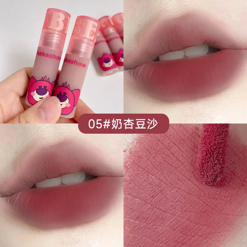 ZYXUAQIR Peach Pink Matte Liquid Lipstick | Velvet Lip Gloss