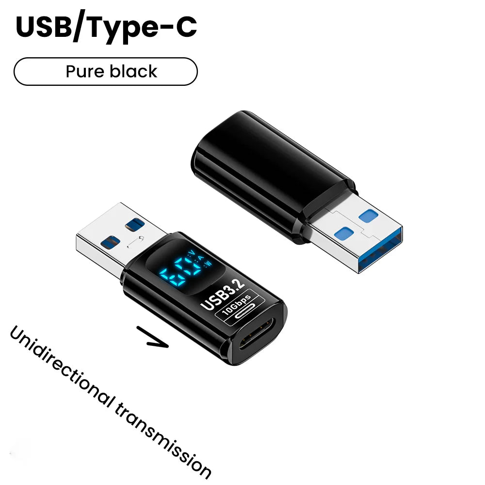 USB 3.2 USB-A to USB-C Adapter 10Gbps | Digital Display 60W