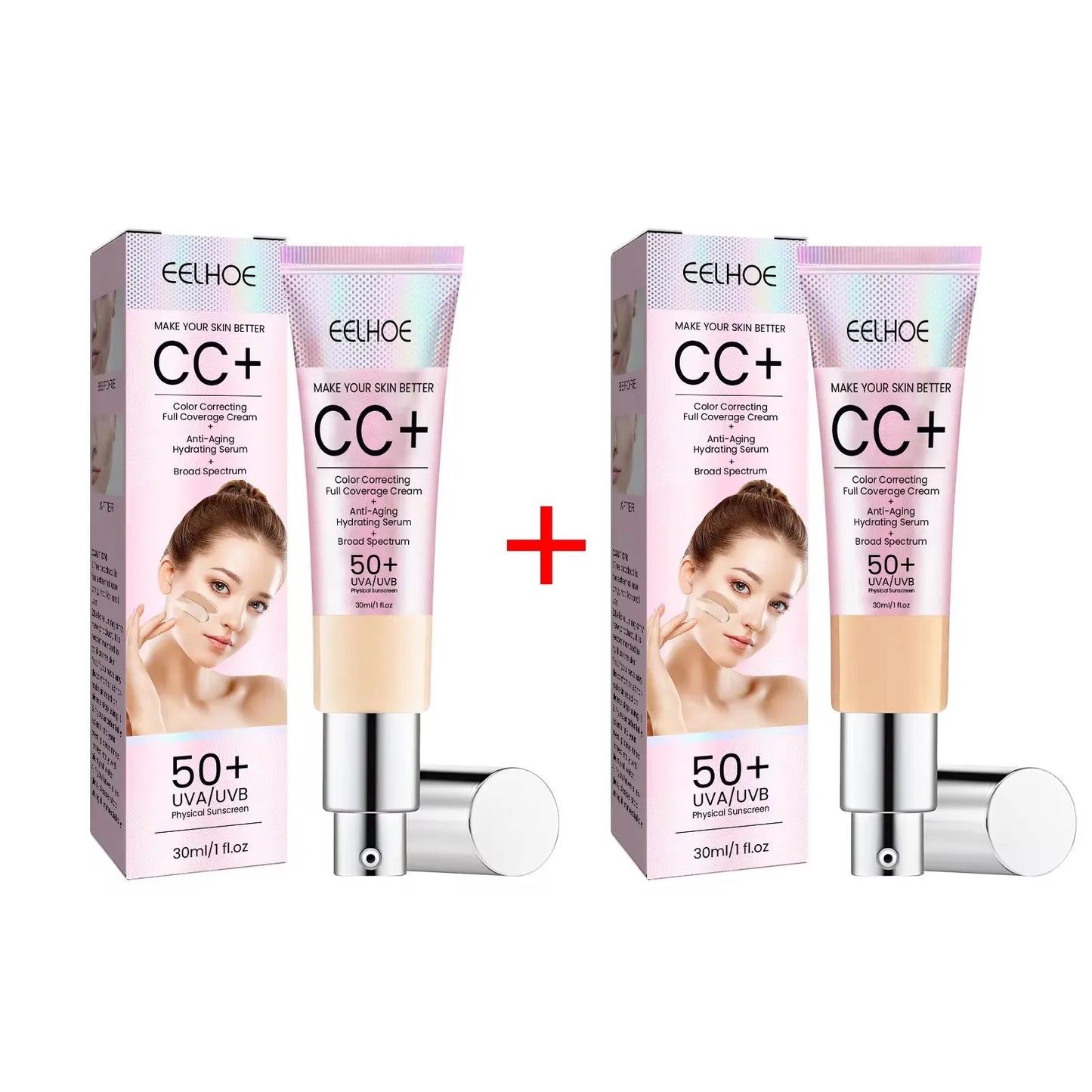 EELHOE CC Foundation Cream – Brightening Full Coverage 30ml