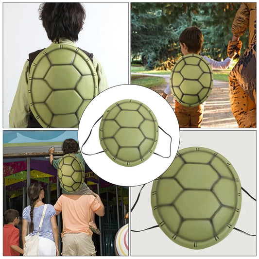Halloween Turtle Shells Cosplay Simulation Tortoise Shells Photo Props for Role Play Party Performance Costumes Ninja Peaceful Pleasures Health and Wellness