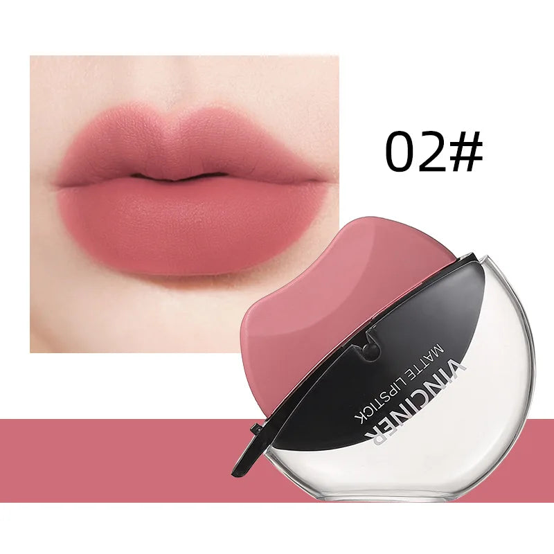6-color lipstick, one-sucking lazy lipstick, long-lasting and not easy to fade, matte makeup effect, non-irritating matte lipsti Peaceful Pleasures Health and Wellness 02