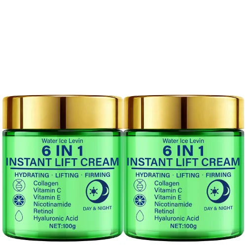 6-in-1 Collagen & Retinol Lift Face Cream – Day & Night Face Lift Cream Peaceful Pleasures Health and Wellness GOLD 100g