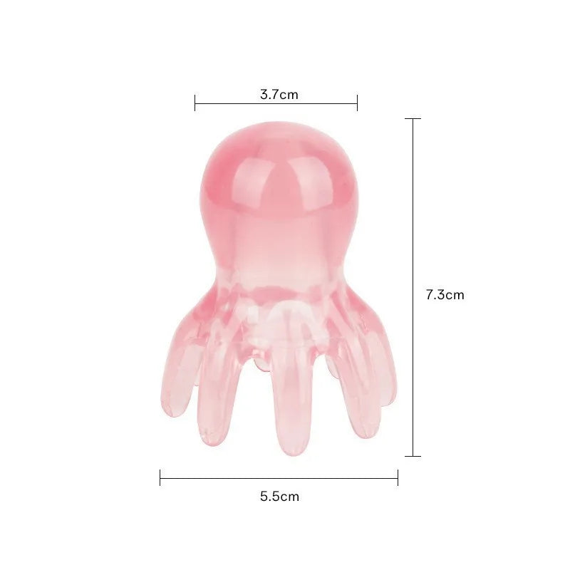 Octopus Head Massager Comb | Scalp Acupressure & Gua Sha Tool